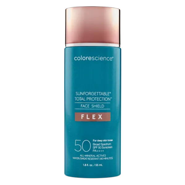 Colorescience Sunforgettable Total Protection Face Shield Flex SPF50 - Deep 55ml Solbeskyttelse