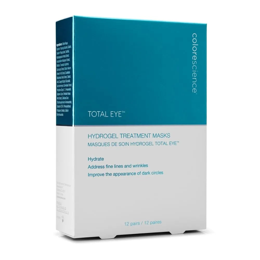 Colorescience Total Eye Hydrogel Treatment Mask pakke 12par Øyeprodukter