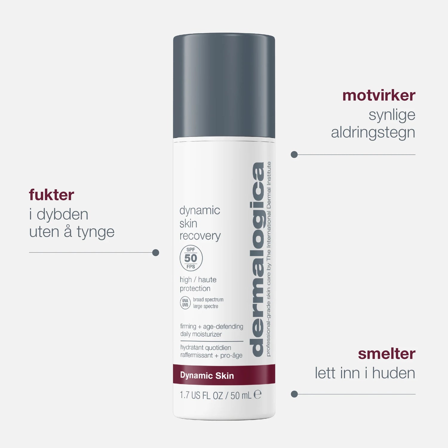 Dynamic skin recovery spf50 50 ML Solbeskyttelse