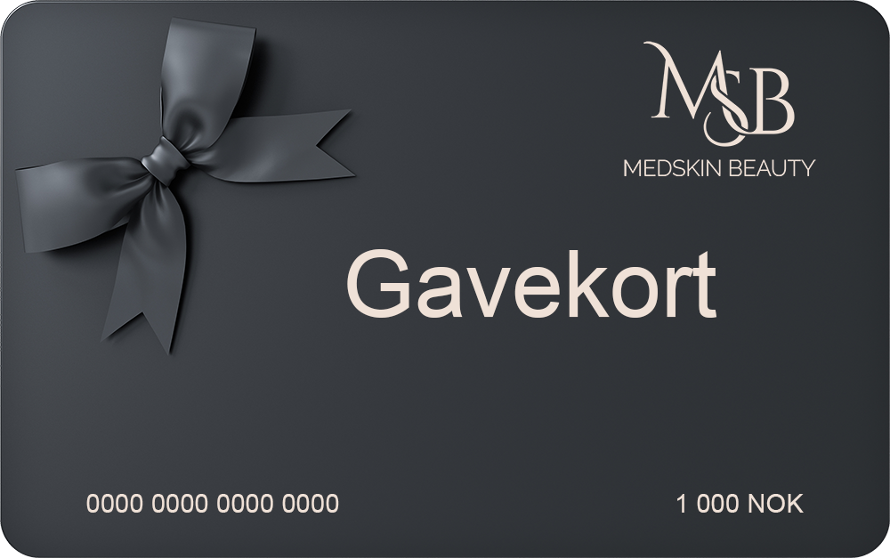 Gavekort hudpleieprodukter hudpleie Medskin Beauty