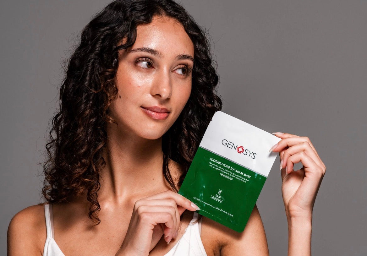Genosys Soothing Bomb- Sea Algae Mask (10 pack) Ansiktsmaske