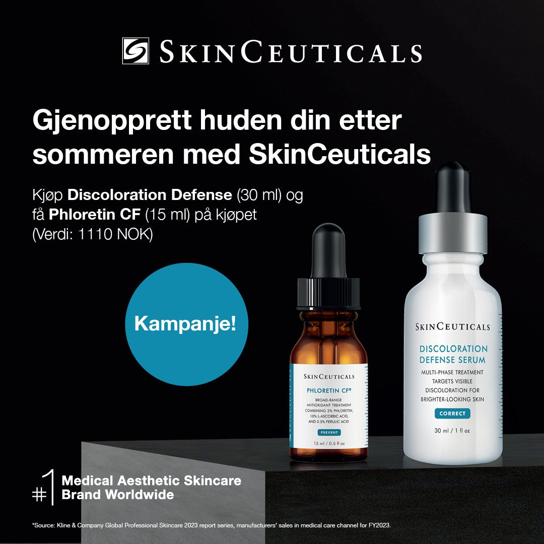 Kampanje: Kjøp SkinCeuticals Discoloration Defense Serum 30ml, få med 15ml Phloretin Serum