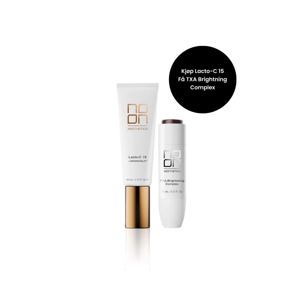 KAMPMAJE kjøp Noon Aesthetics Lacto-C 15 få med TXA Brightening Complex 50ml Ansiktskrem