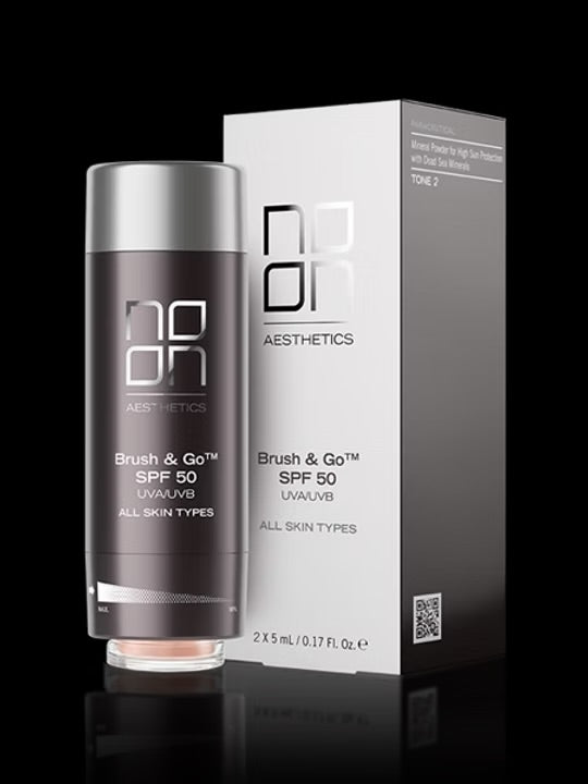 Noon Aesthetics Brush & Go- SPF 50- Oily/Problematic skin- Tone 1 2x5ml Solbeskyttelse