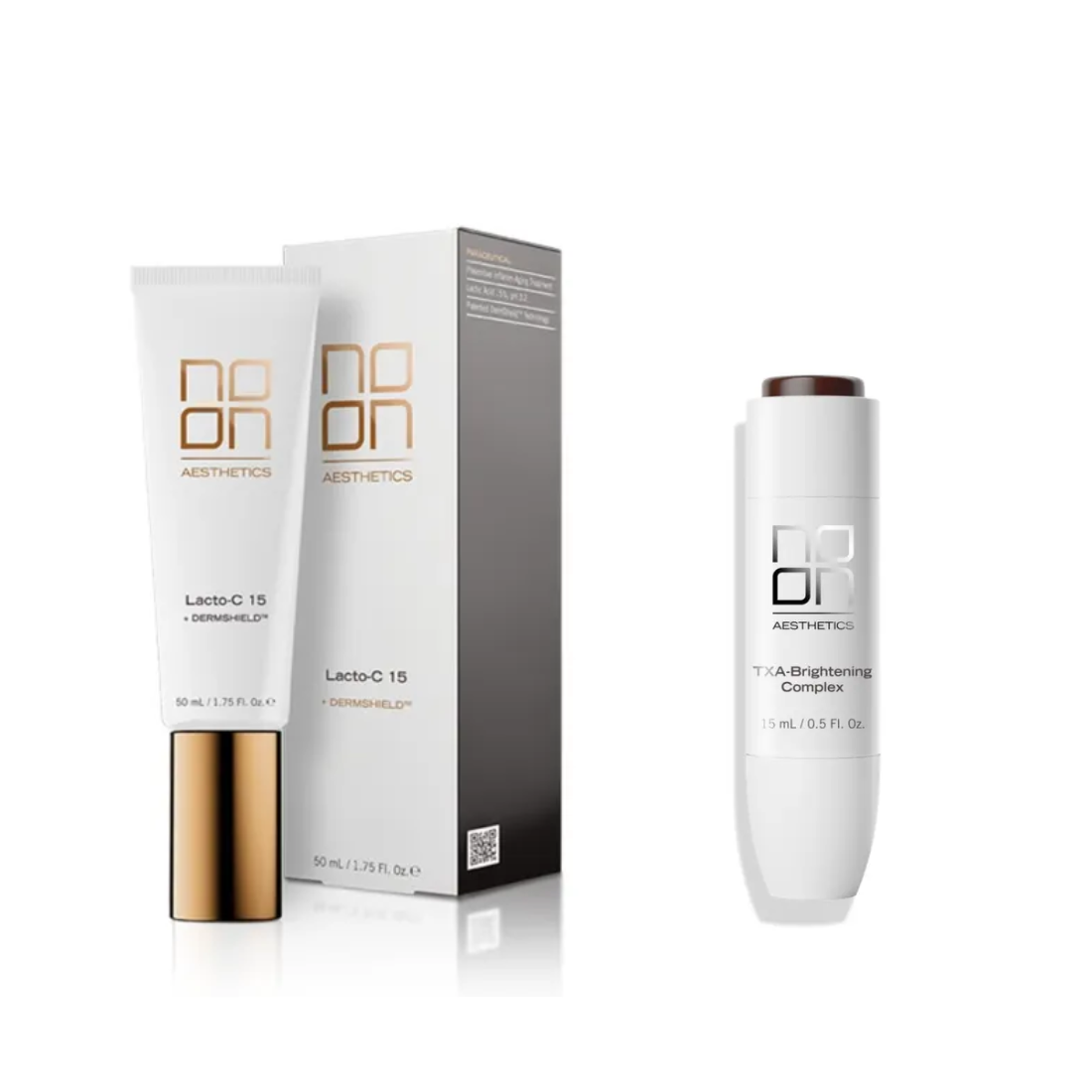 Noon Aesthetics Lacto-C 15 få med TXA Brightening Complex 50ml, kampanje Ansiktskrem