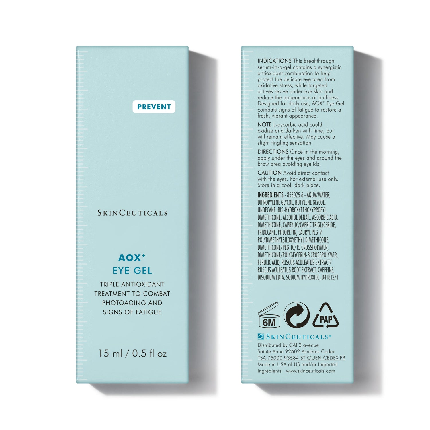 SkinCeuticals AOX+ Eye Gel 15ml Gele