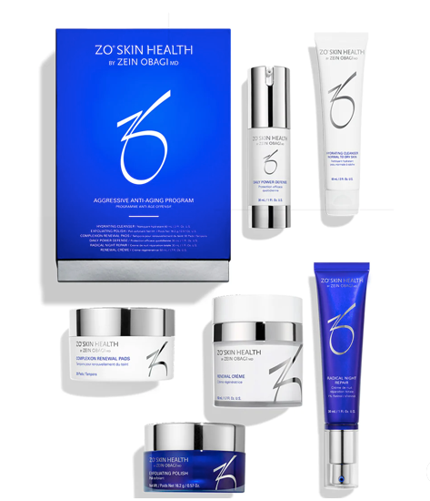 ZO Skin Health Aggressive Anti-Aging Program Hudpleiesett for anti-aldring