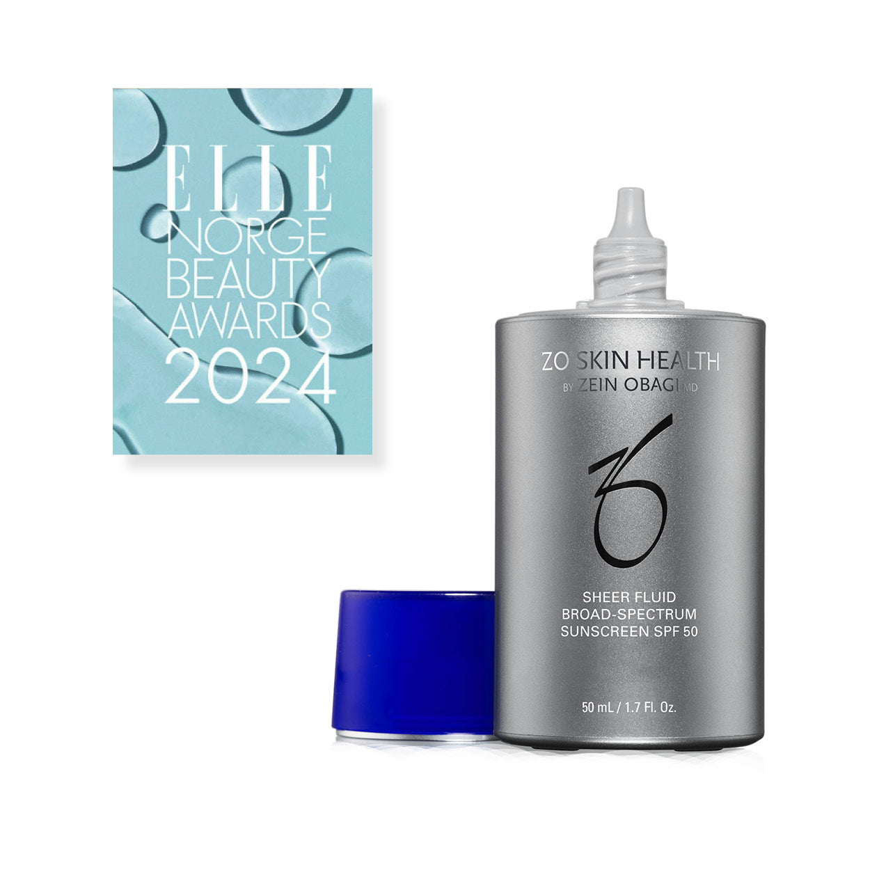 ZO Skin Health Sheer Fluid Broad-Spectrum Sunscreen SPF 50 50ml Solbeskyttelse