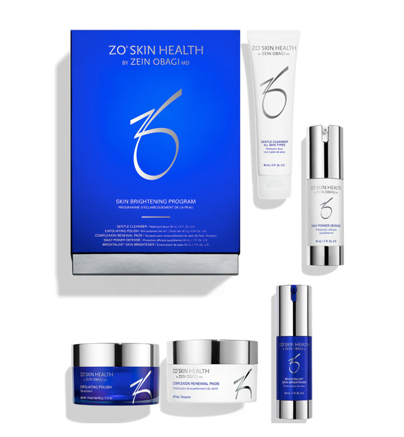 ZO Skin Health Skin Brightening Program Hudpleierutine