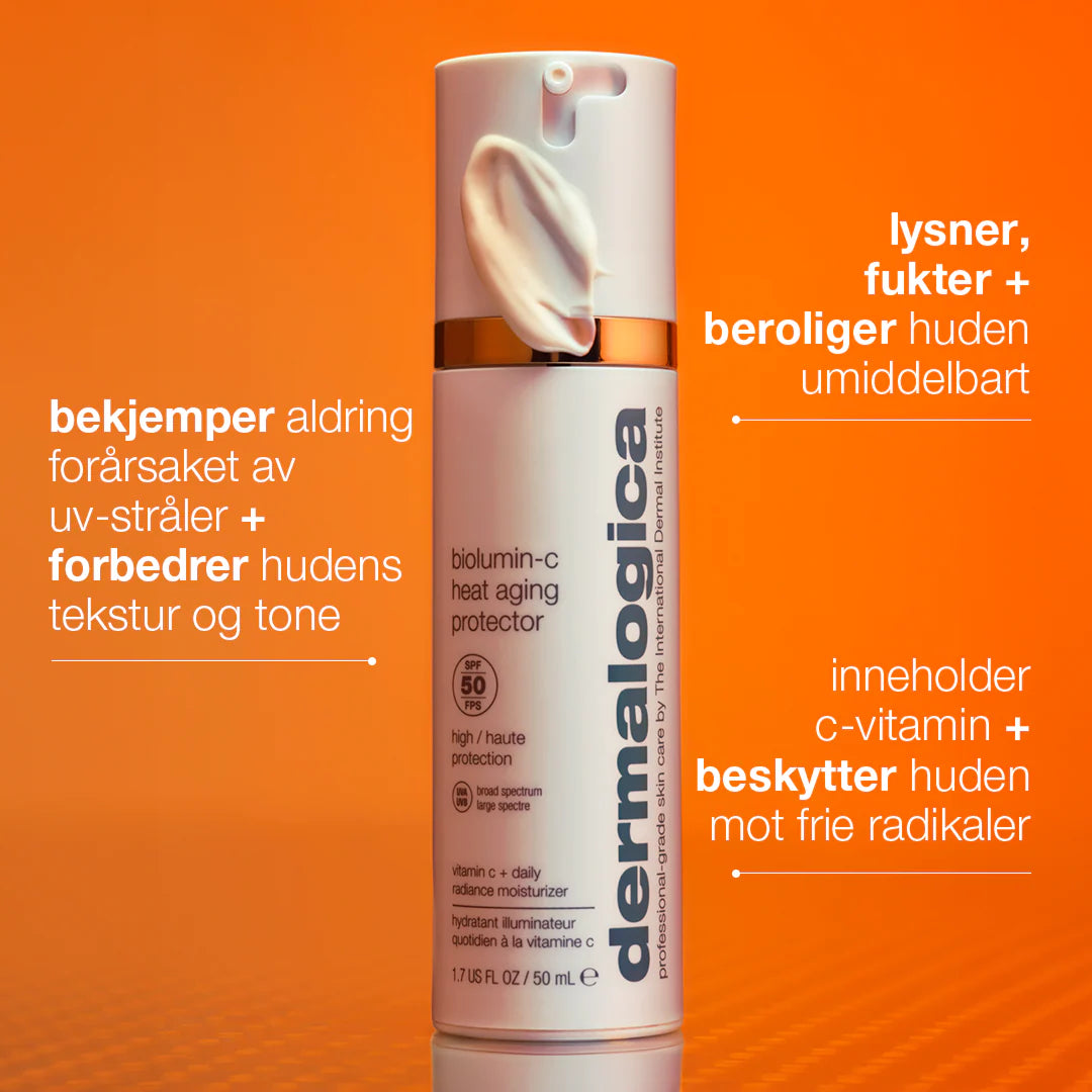 Biolumin-c heat aging protector spf50 dagkrem 50 ML Ansiktskrem