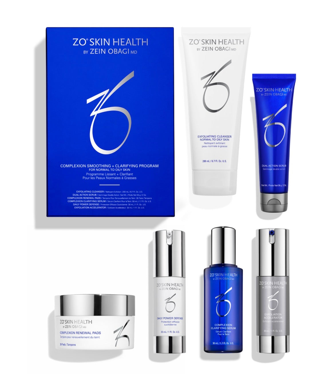 Complexion Smoothing + Clarifying Program få med Aox serum 30ml i gave Hudpleiesett for akne