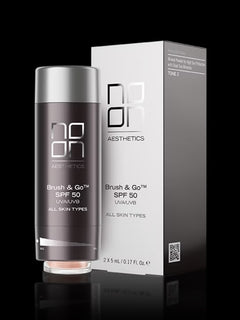 Noon Aesthetics Brush & Go- SPF 50- Oily/Problematic skin- Tone 1 2x5ml Solbeskyttelse