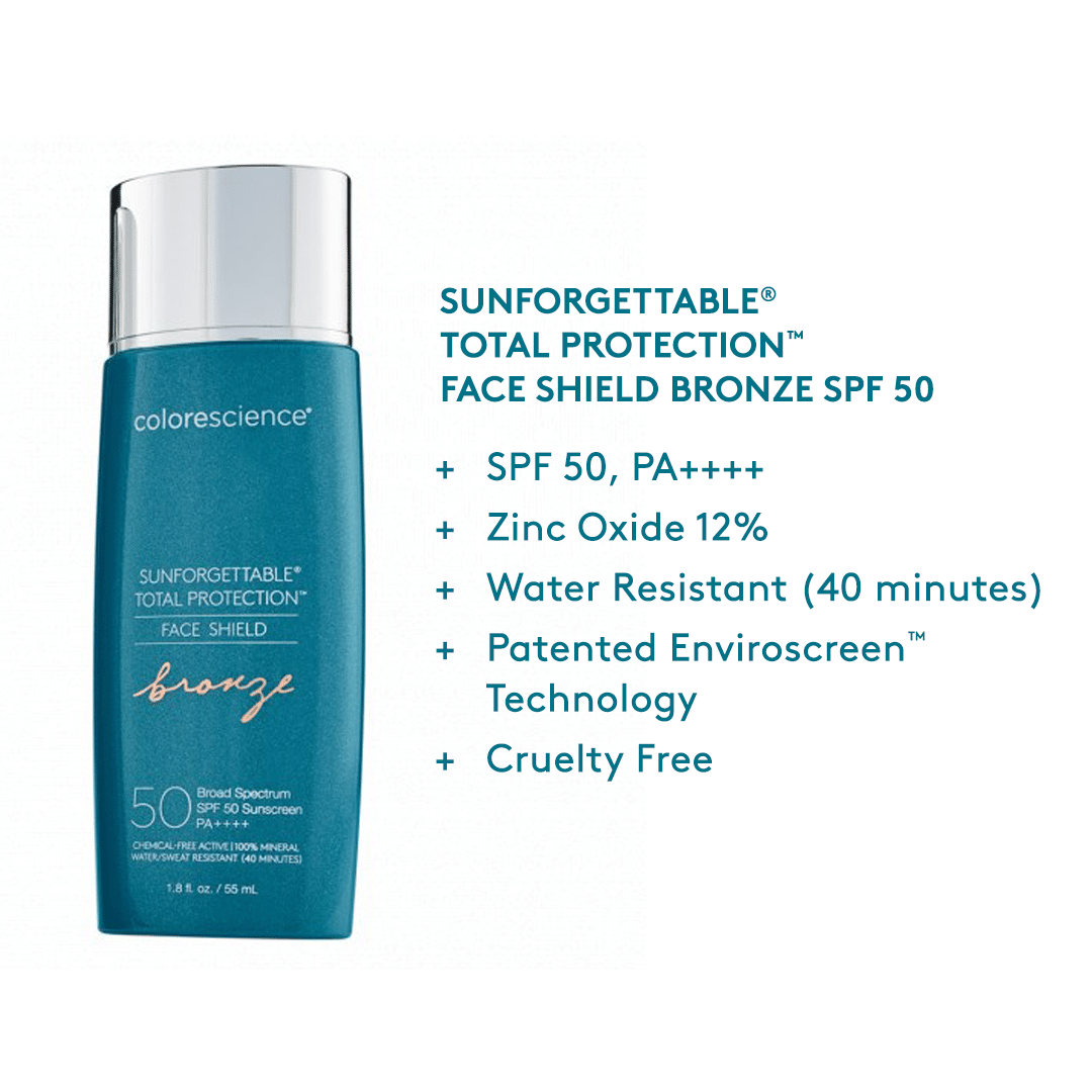 Sunforgettable Total Protection Face Shield Bronze Solbeskyttelse