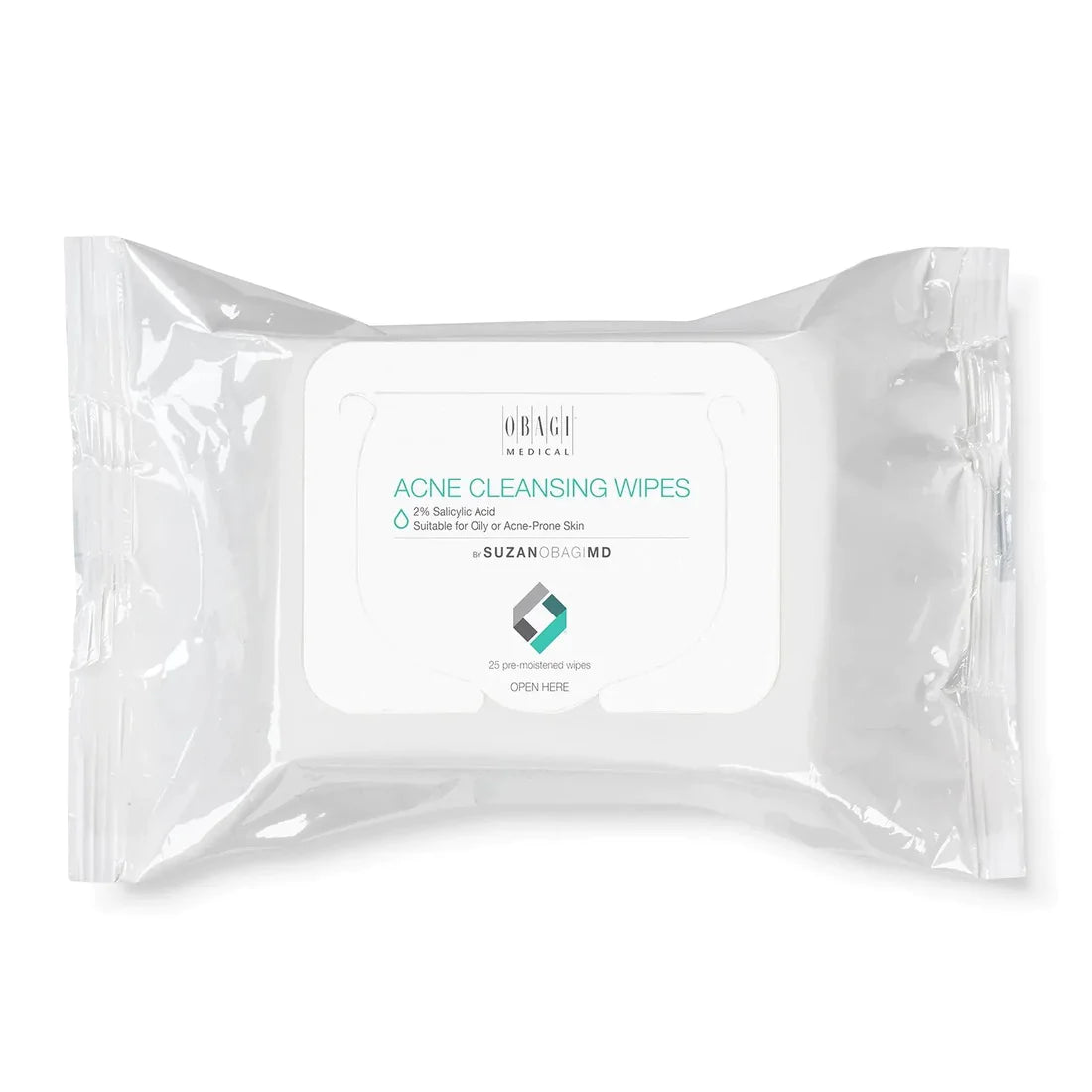 Suzan Obagi Acne Cleansing Wipes m/2% Salisylsyre Rens