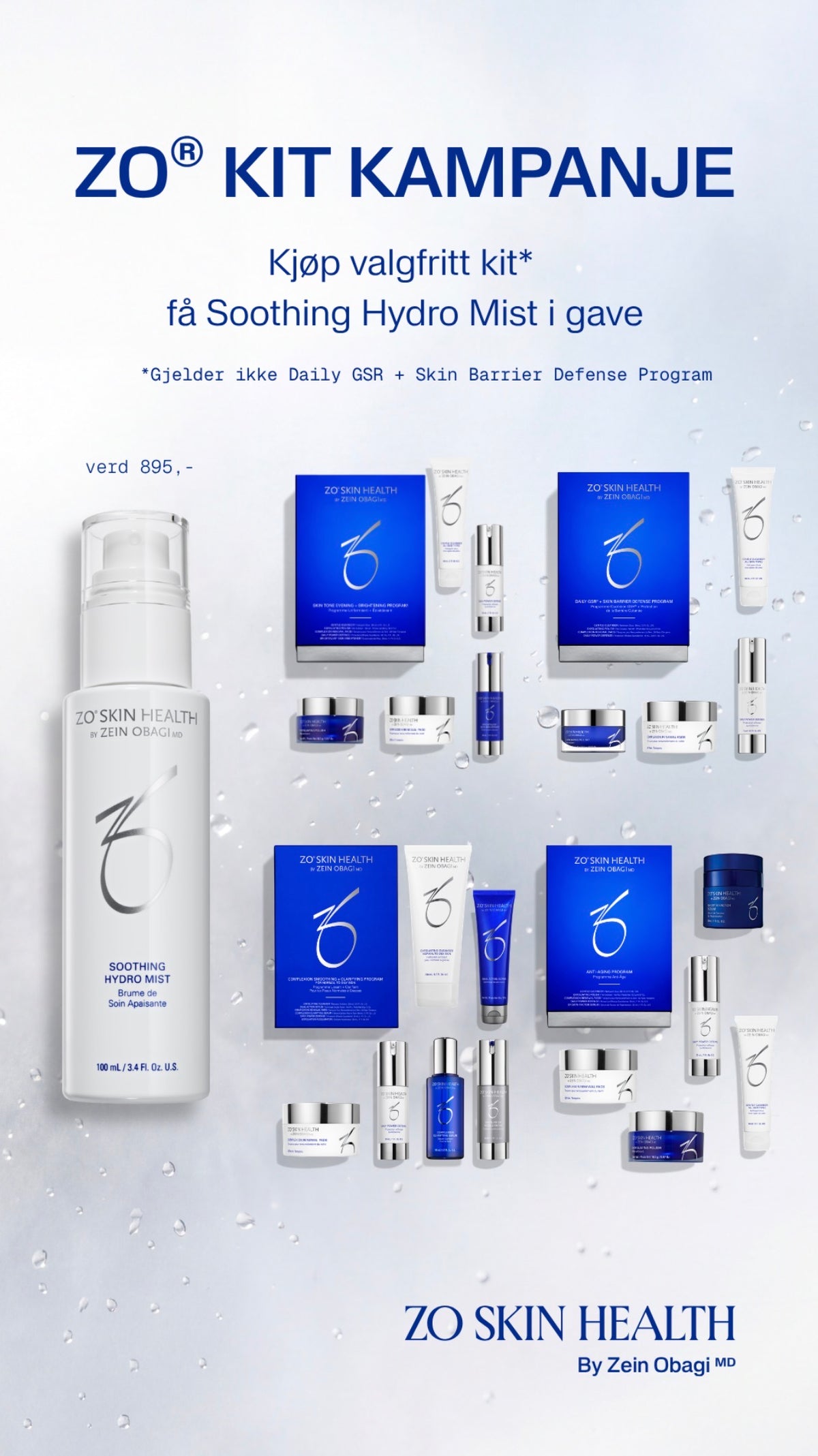 ZO Skin Health Anti-Aging Program Hudpleiesett for anti-aldring