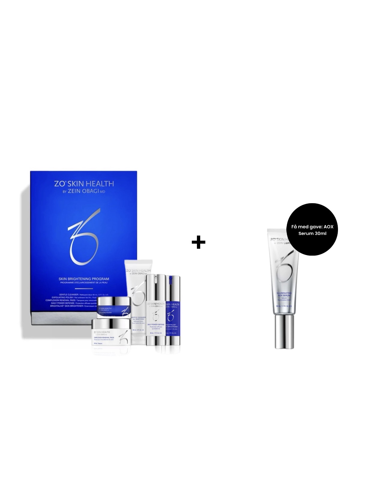 ZO Skin Health Skin Brightening Program Hudpleierutine
